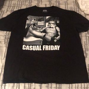 Star Wars tee shirt. Storm Trooper. Casual Friday.